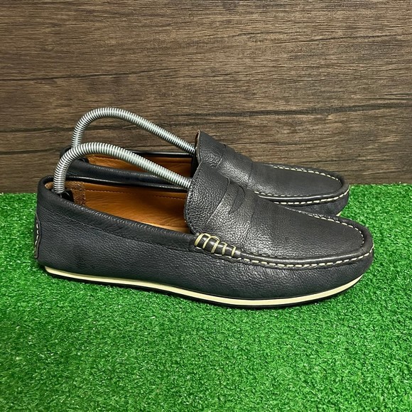 Allen Edmonds Other - Allen Edmonds Penny Loafers Slip On Grey Leather Men’s Size 8.5 70452